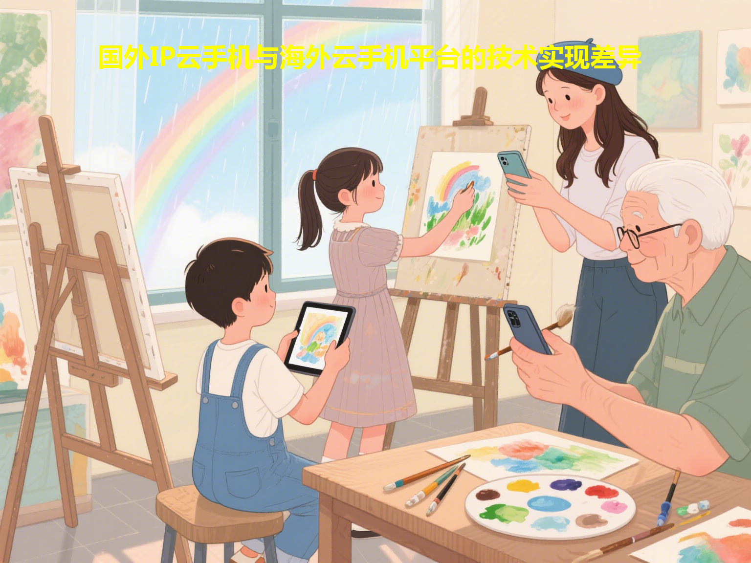 国外IP云手机与海外云手机平台的技术实现差异