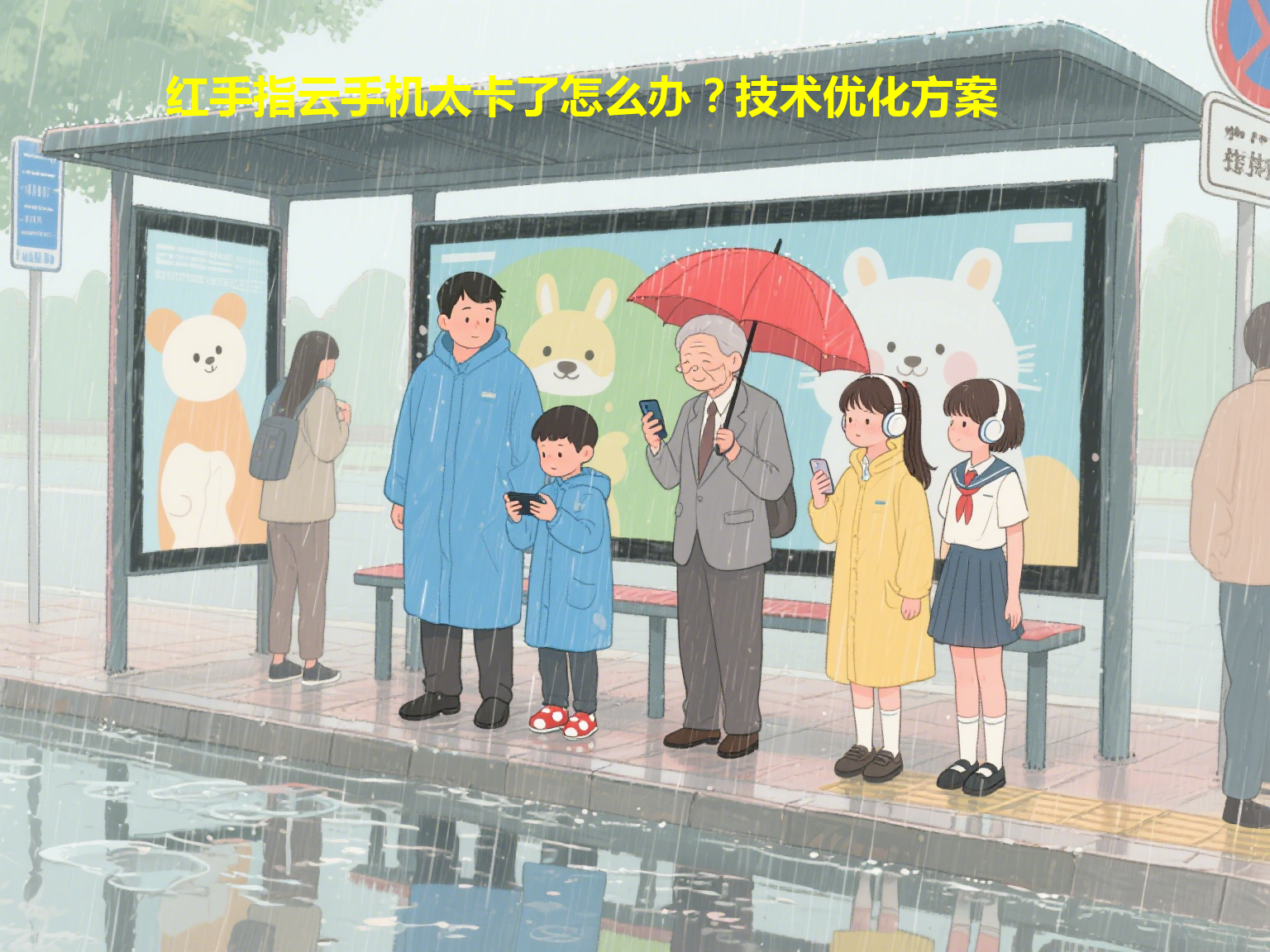 红手指云手机太卡了怎么办？技术优化方案
