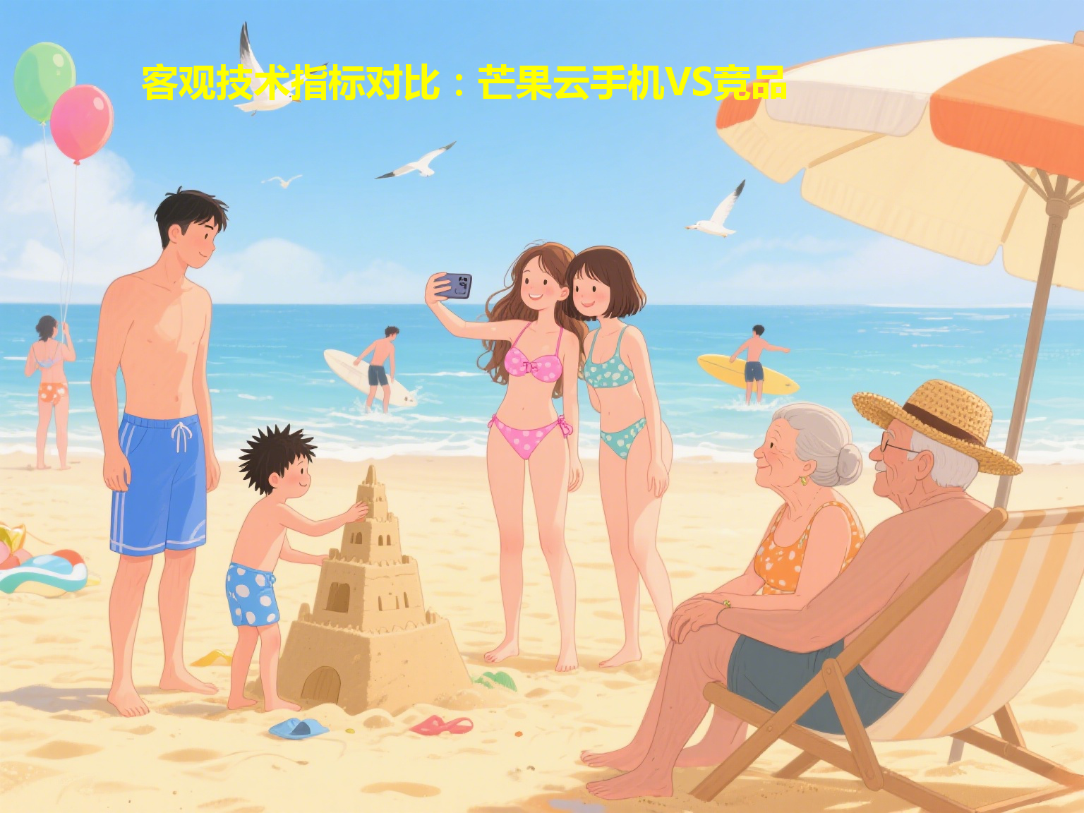客观技术指标对比：芒果云手机VS竞品