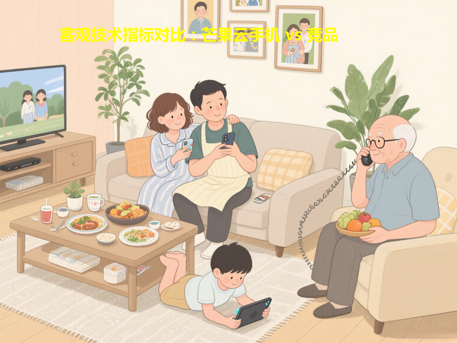 客观技术指标对比：芒果云手机 vs 竞品