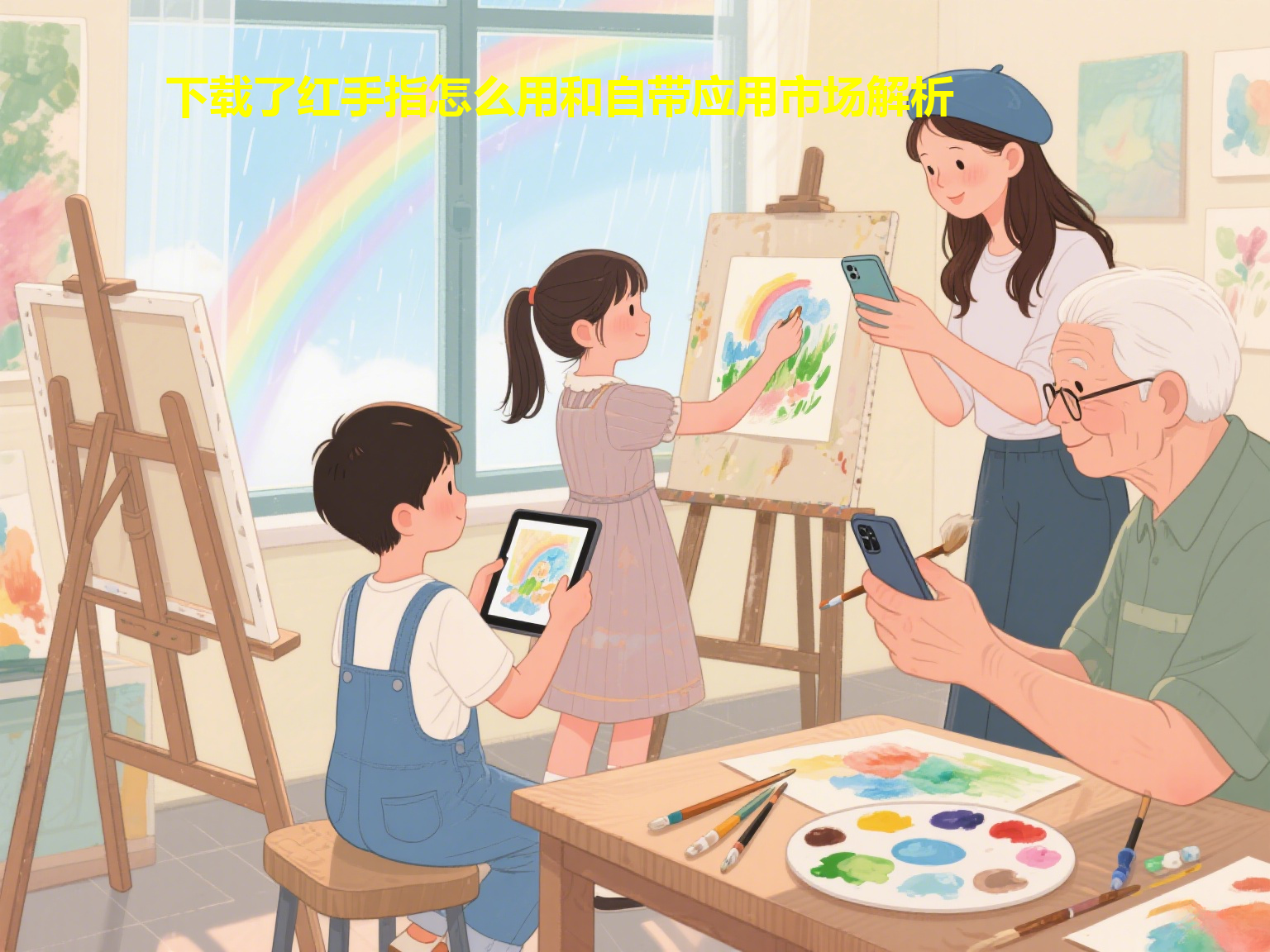 下载了红手指怎么用和自带应用市场解析