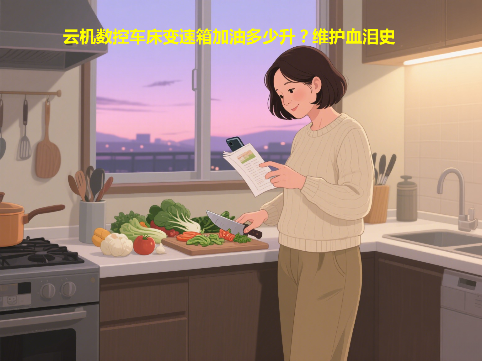 云机数控车床变速箱加油多少升？维护血泪史