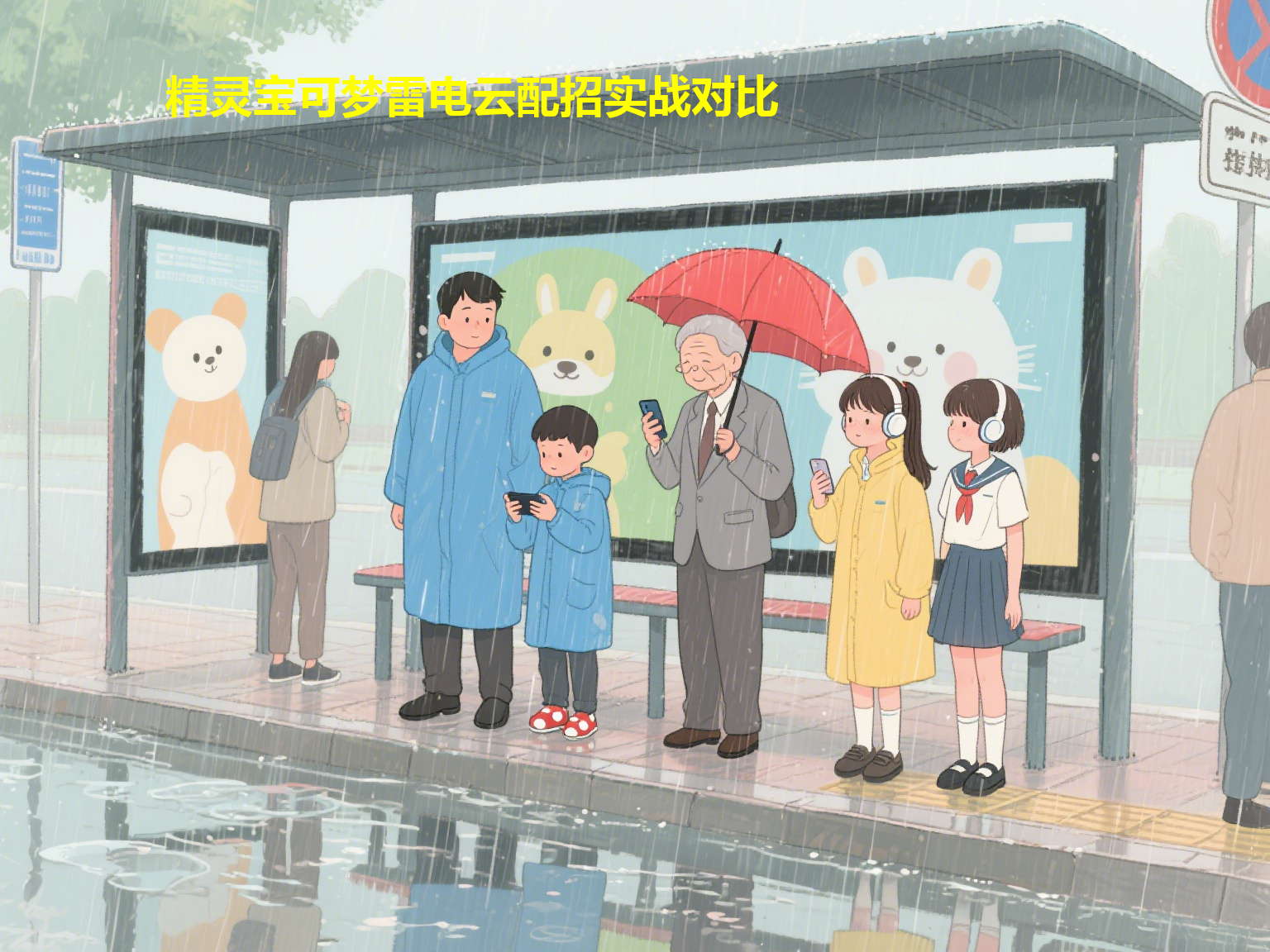 精灵宝可梦雷电云配招实战对比