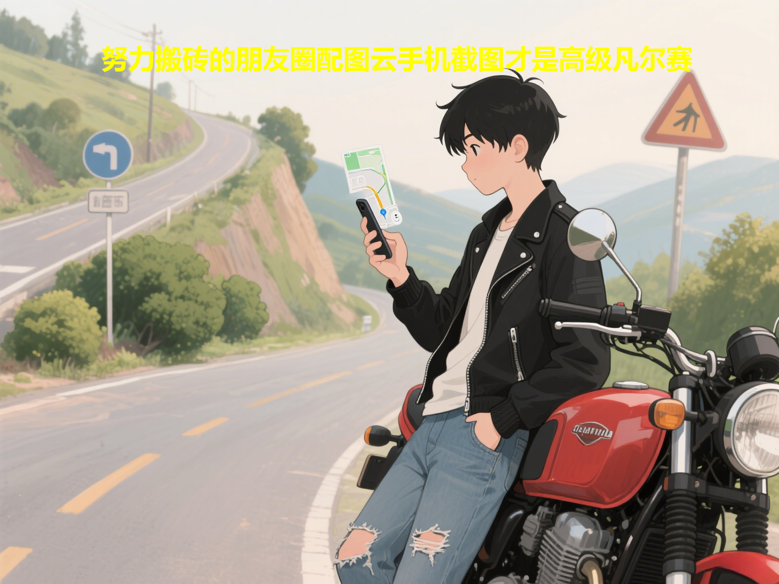 努力搬砖的朋友圈配图云手机截图才是高级凡尔赛
