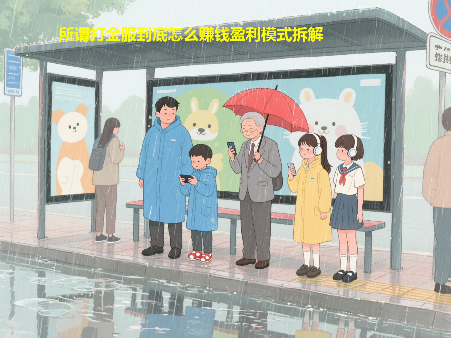 所谓打金服到底怎么赚钱盈利模式拆解