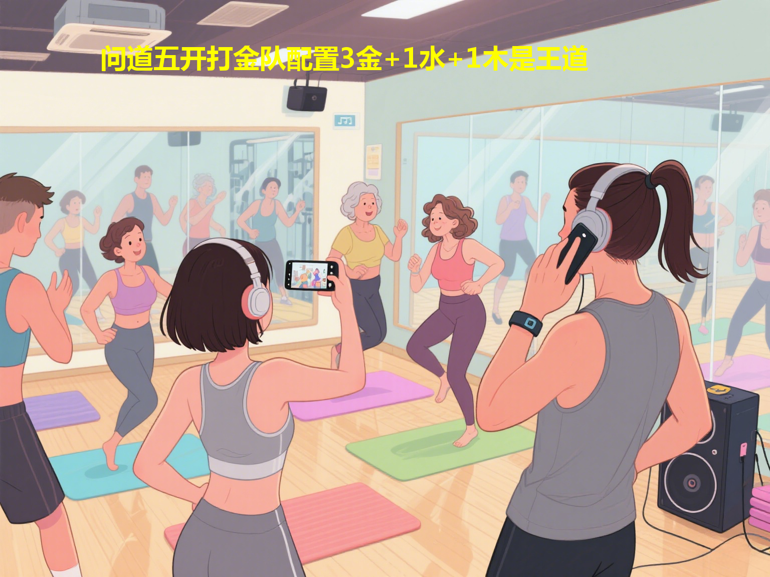 问道五开打金队配置3金+1水+1木是王道