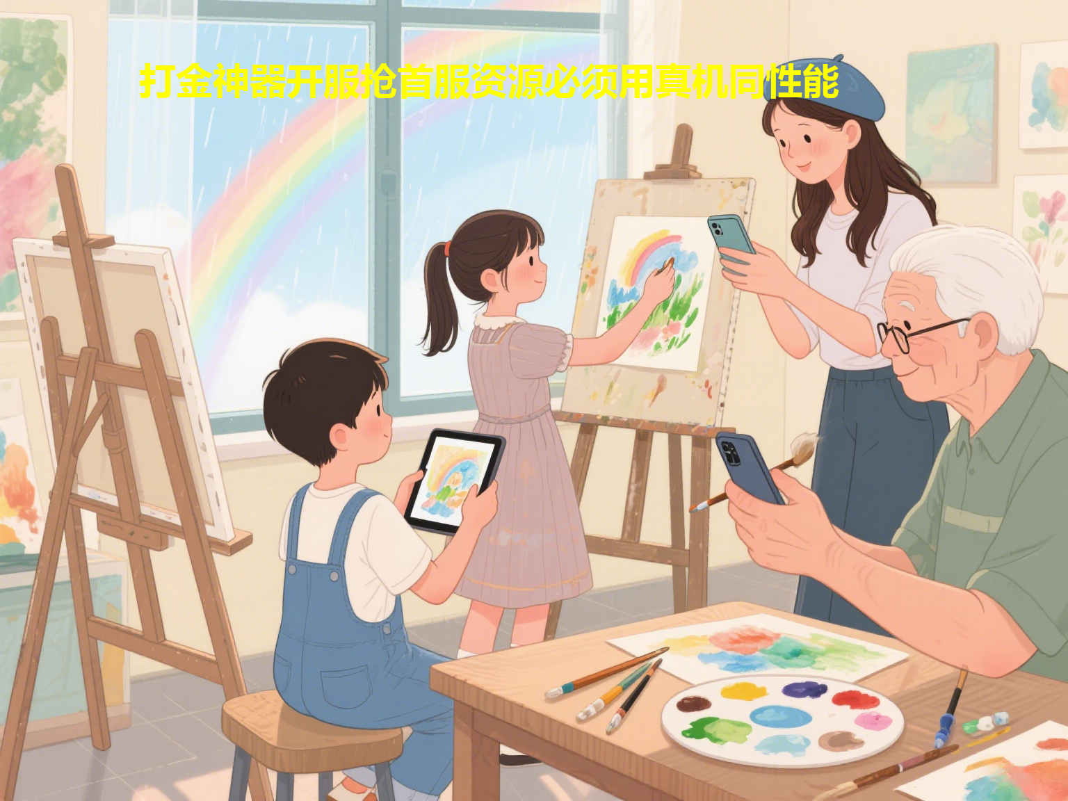 打金神器开服抢首服资源必须用真机同性能