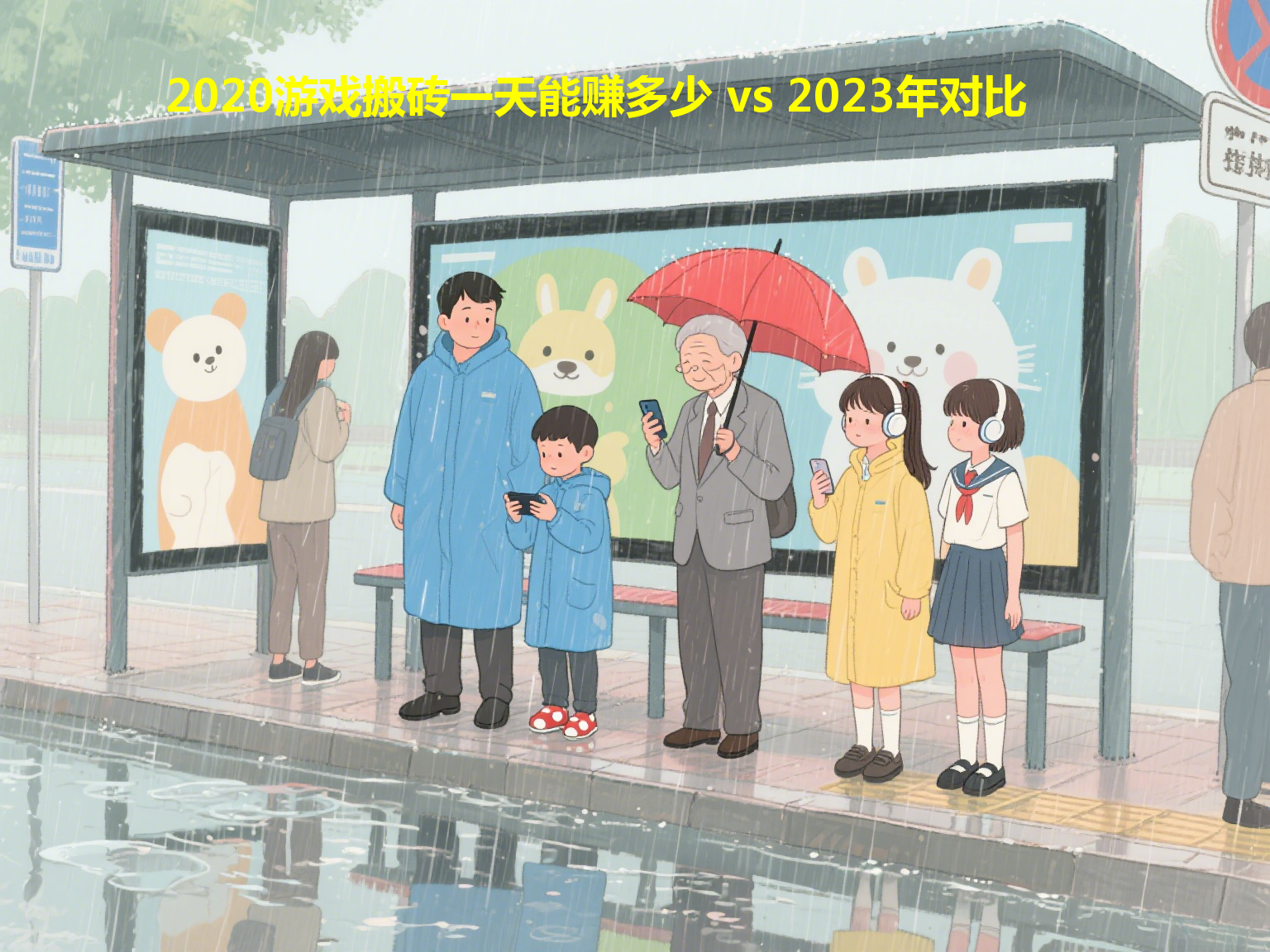 2020游戏搬砖一天能赚多少 vs 2023年对比